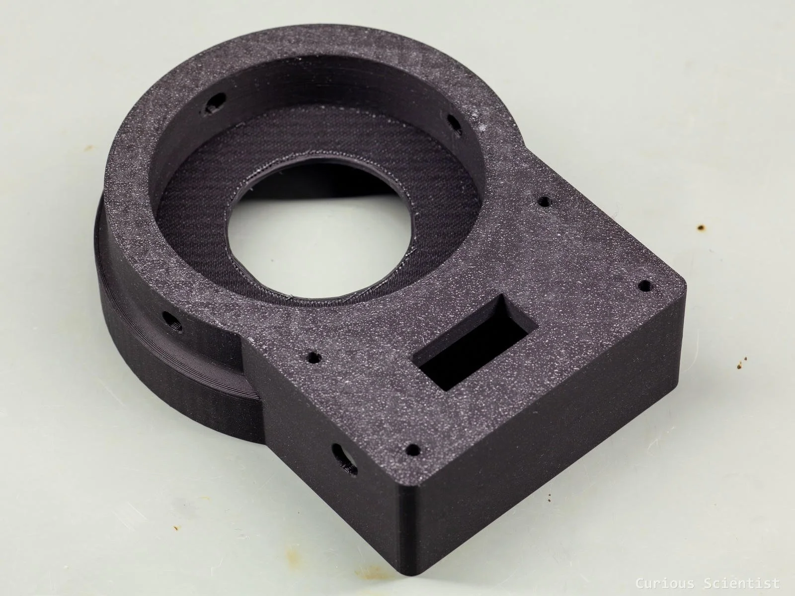 Enclosure, user facing side