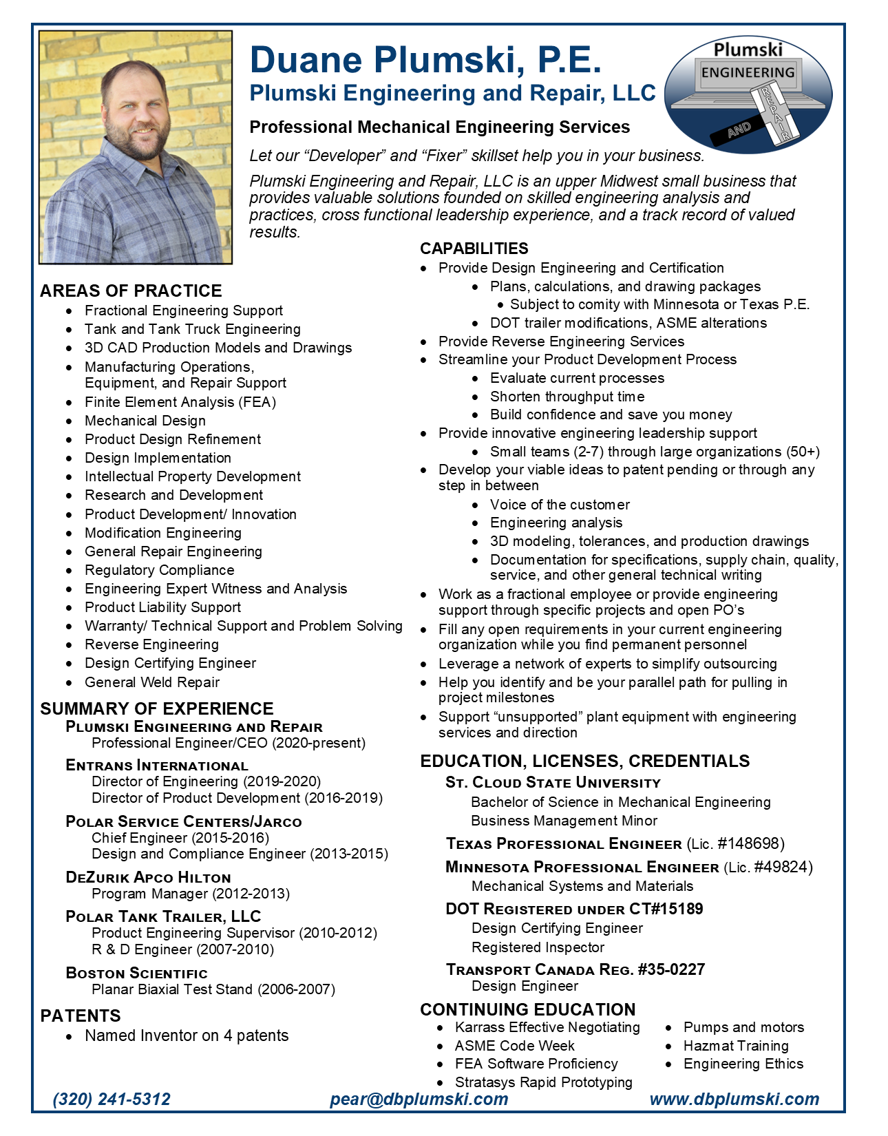 P.E.A.R. Business Brief