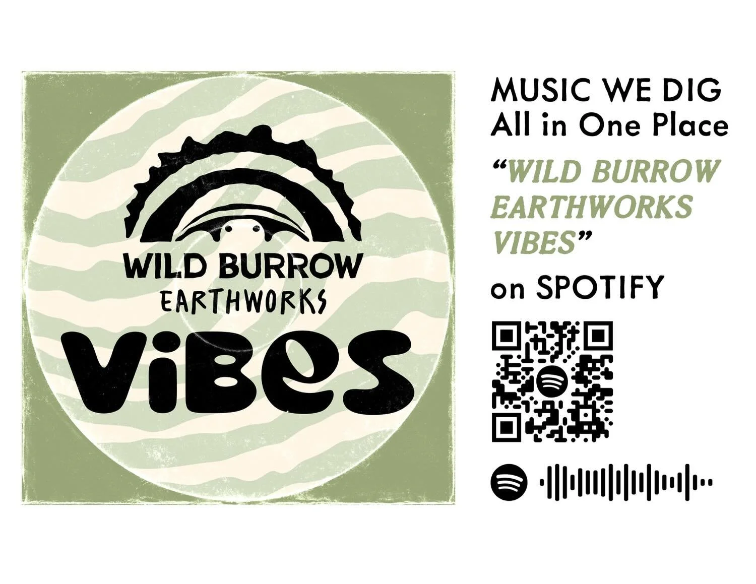Every good adventure deserves a soundtrack. 🌿🪕🪘

Introducing &ldquo;Wild Burrow Earthworks Vibes&rdquo;, our growing Spotify playlist filled with the music that inspires long days in the field, backroad drives, conservation projects, campfires, an