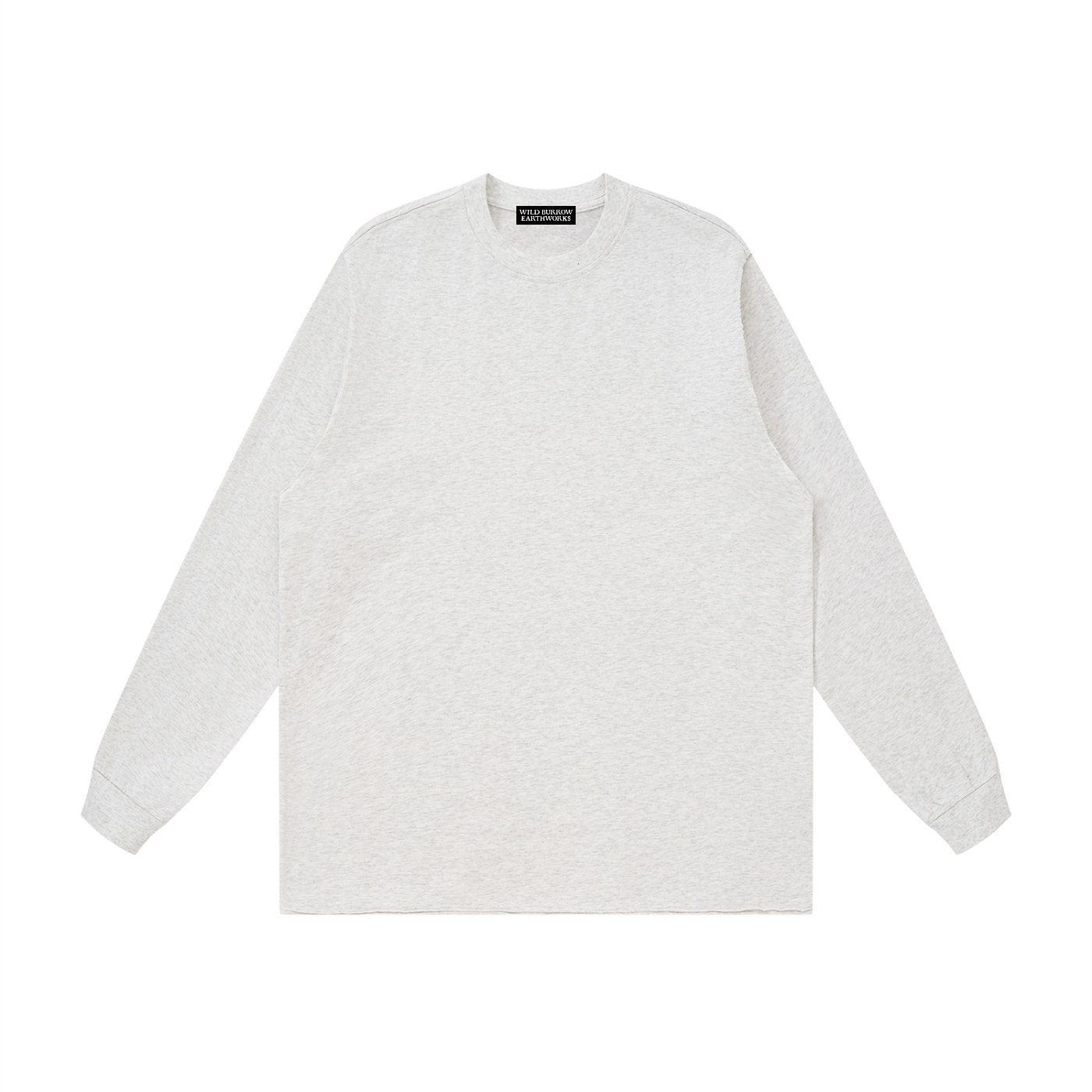 Unisex Raw Hem Long Sleeve T-Shirt