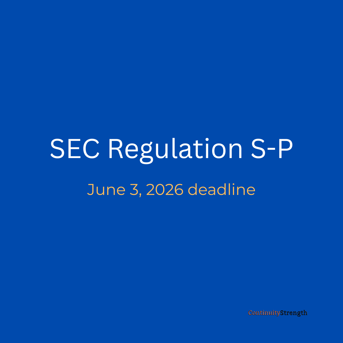 SEC Regulation S-P: What Smaller RIAs Need for Incident Response Compliance by June 2026