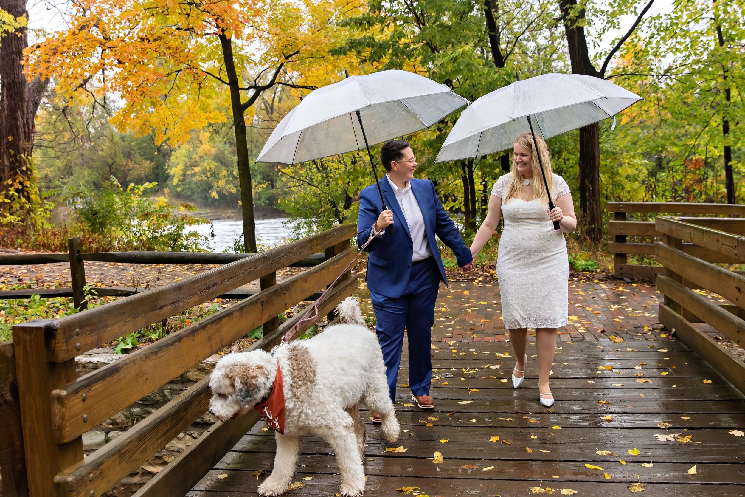A First Date Neither of them wanted to end and a Fall Elopement at Graue Mill.