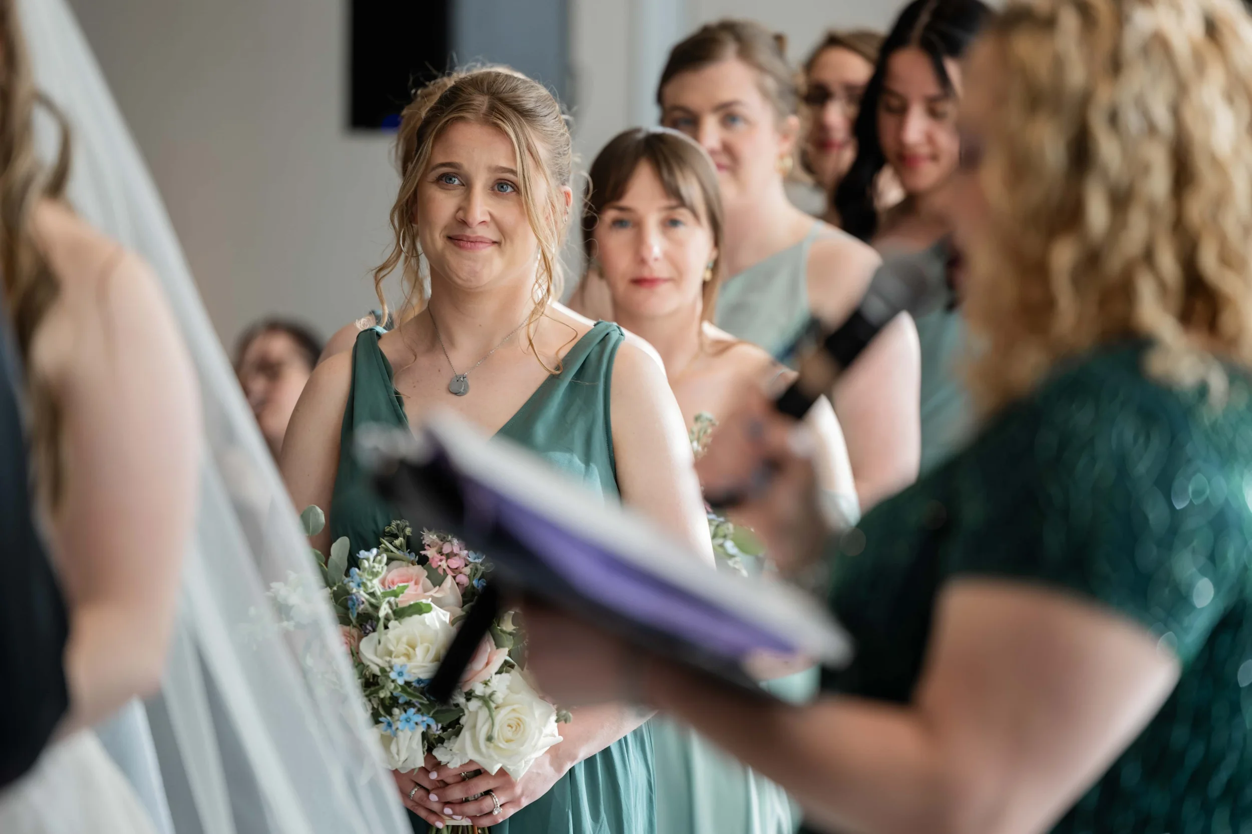 Maid of honor at LondonHouse Chicago officiant Forever Incredible