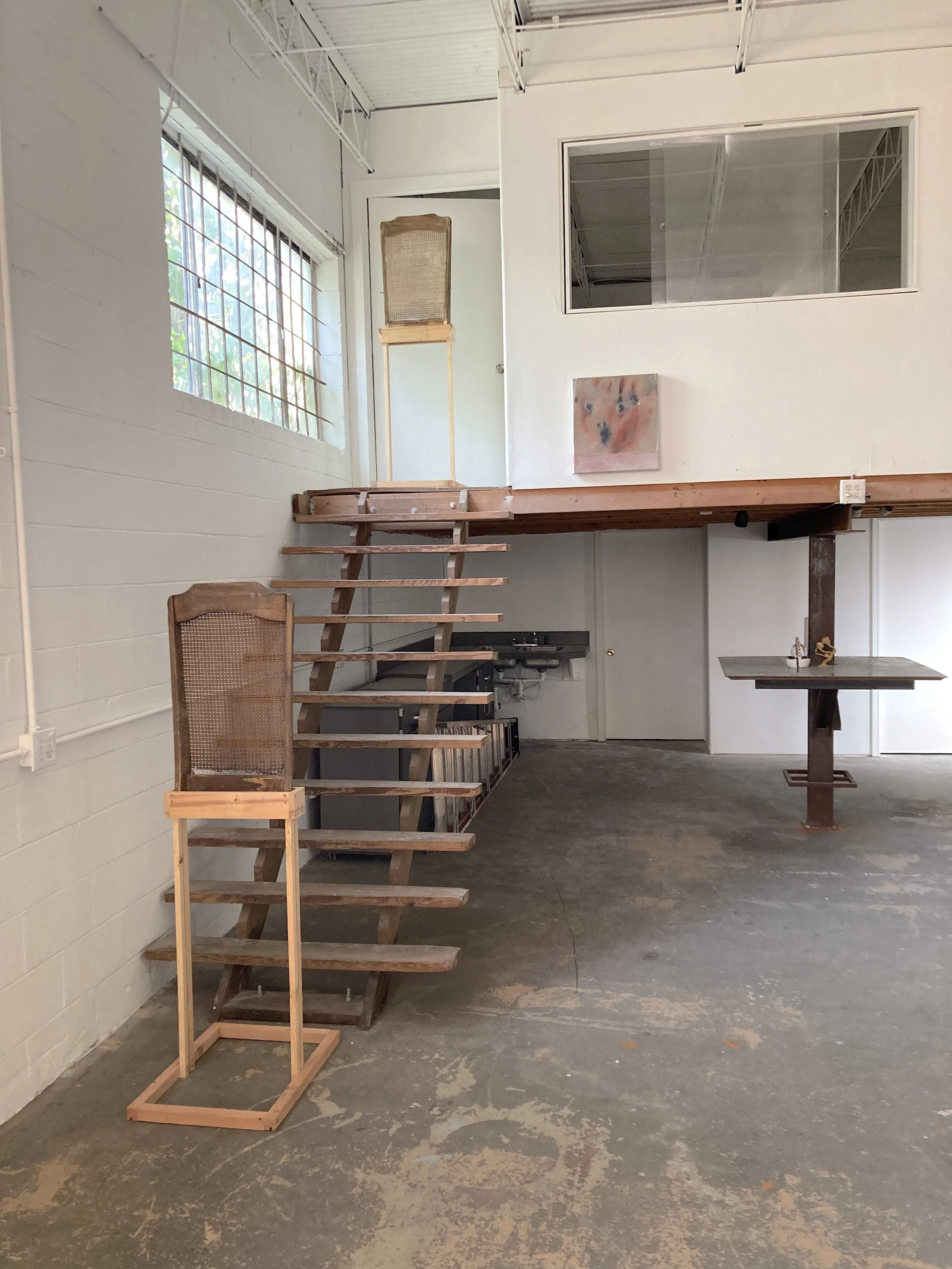 Standing Chairs on Stairs