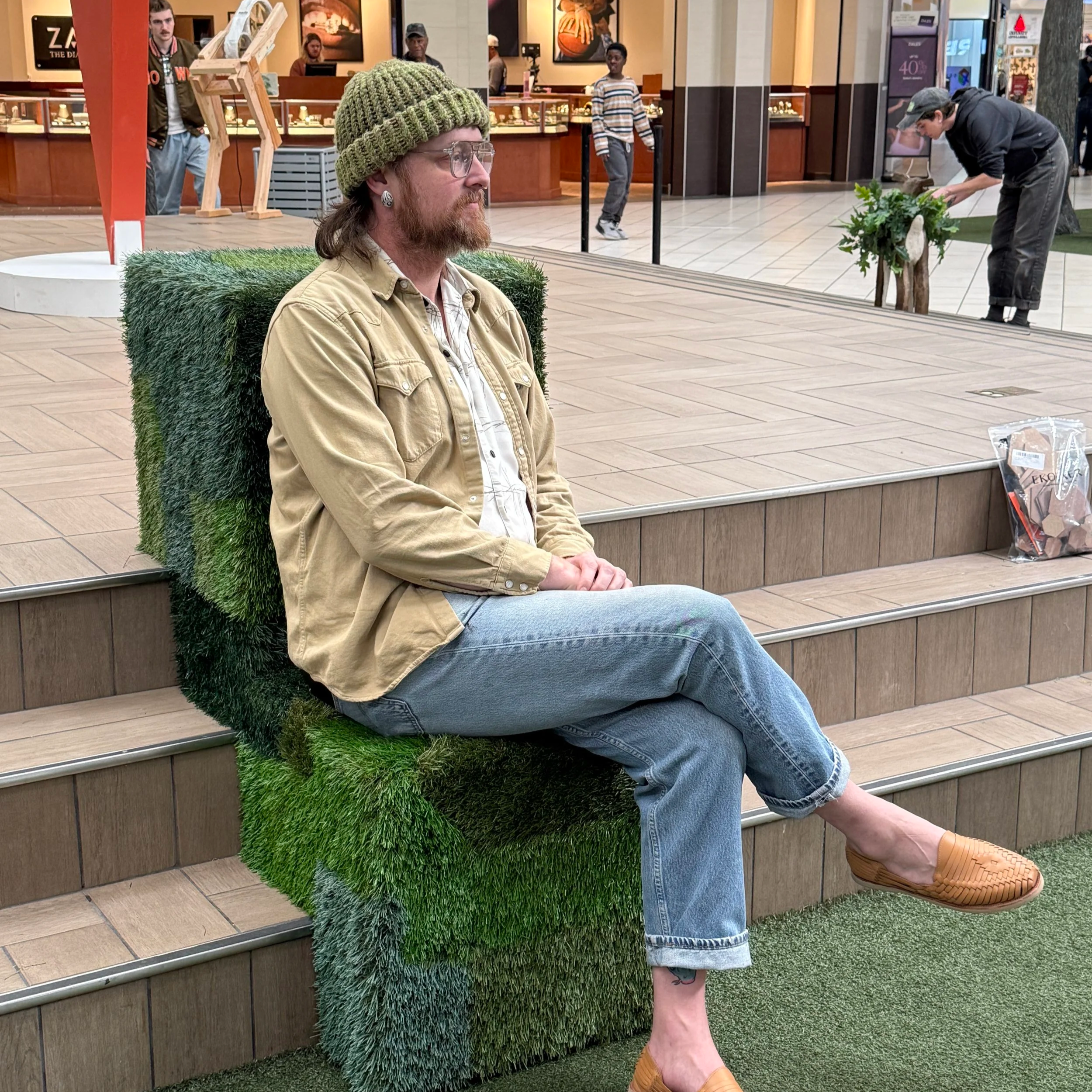 Pop-A-Squat With Model