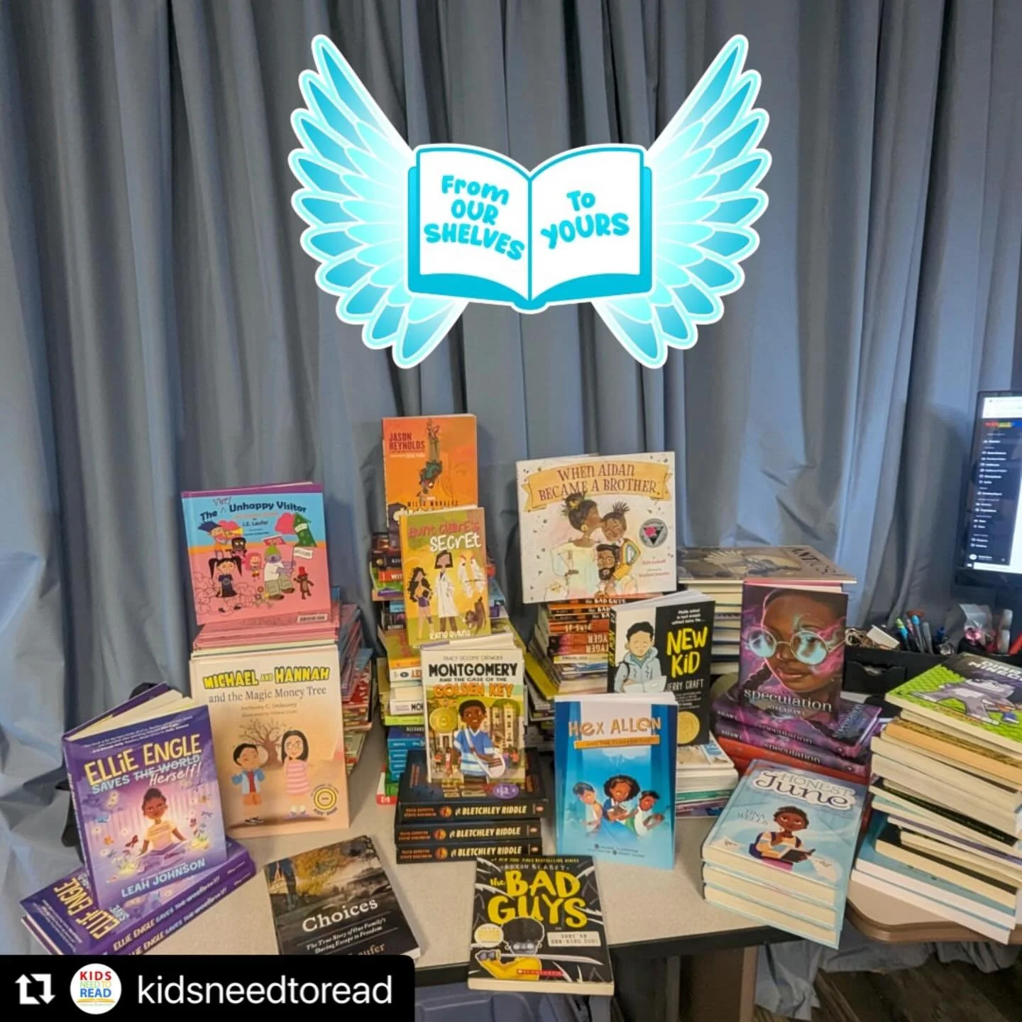 A million thanks to @kidsneedtoread communities for your generosity!! We will share these amazing books with our readers in GA &amp; MN soon!

#Repost @kidsneedtoread with @use.repost
・・・
Books for Georgia! 📚💙

We were thrilled to send books featur