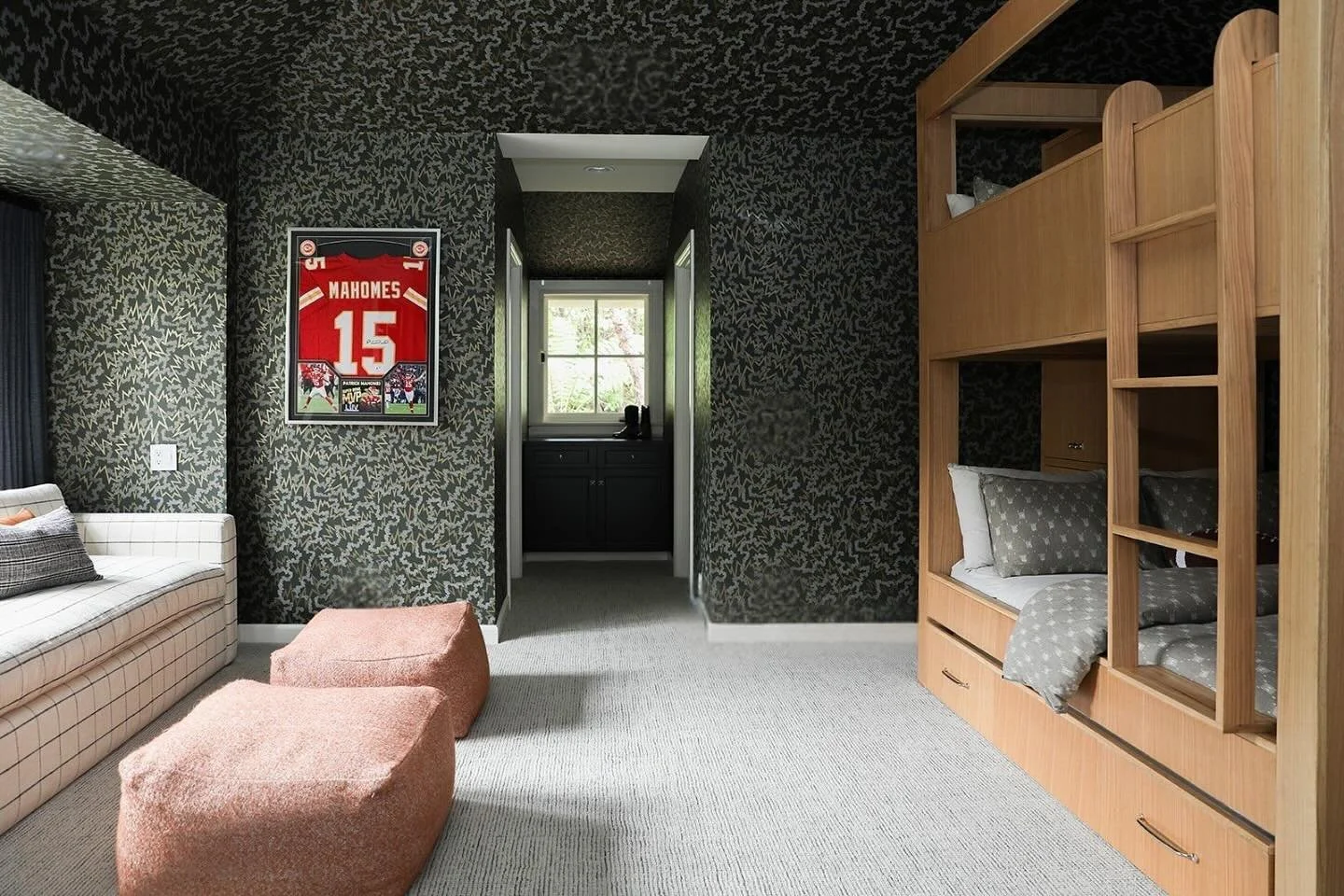 Sophisticated and Cool! Proof that a kids&rsquo; room can grow with them. Cool tones, cozy textures, and just the right amount of personality.
