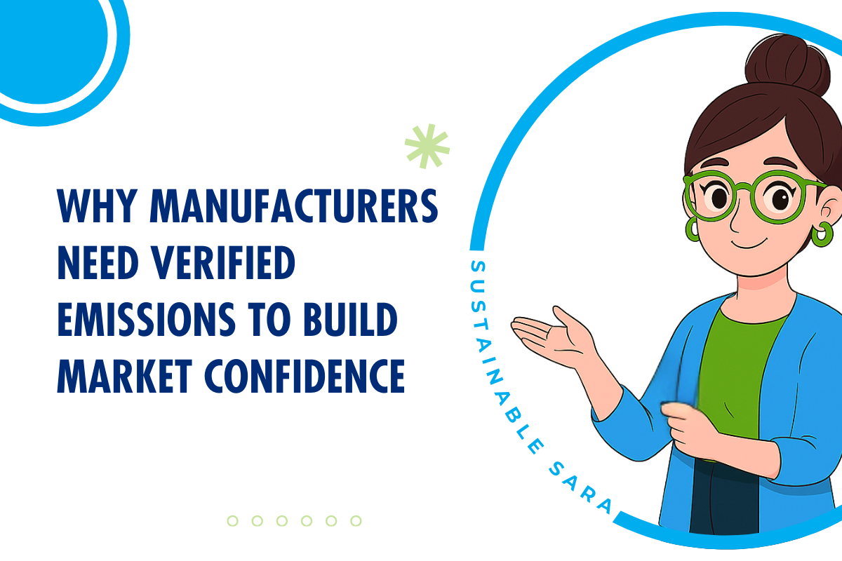 Sustainable Sara: Why Manufacturers Need Verification Emissions to Build Market Confidence