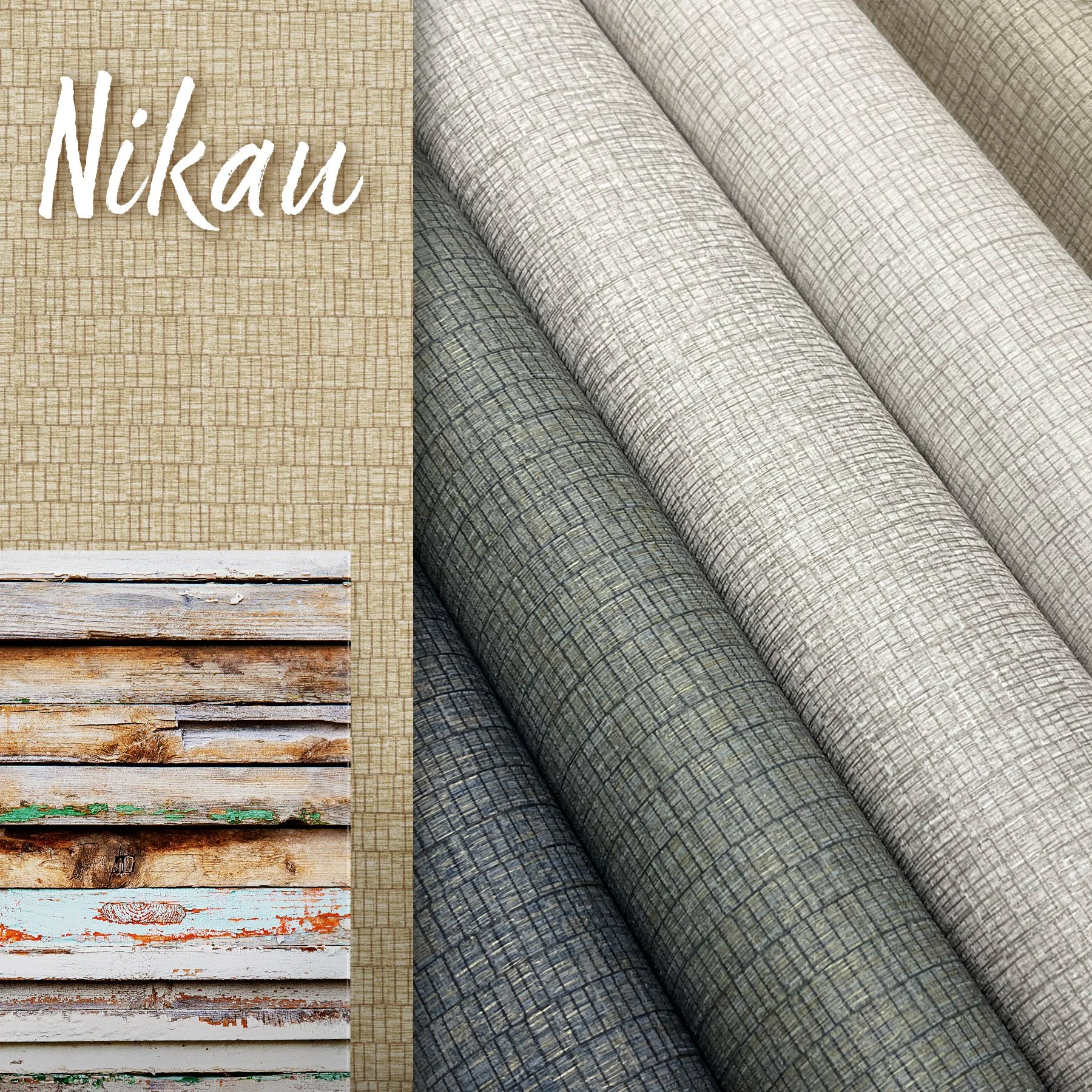 Len-Tex Nikau commercial wallcovering collection