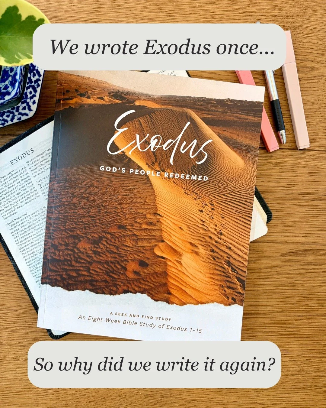 When we first published Exodus: God&rsquo;s People Redeemed in 2020, our desire was simple: to help women know God more deeply through the study of His Word.

Six years later, that desire hasn&rsquo;t changed&mdash;but we have.

The years since have 