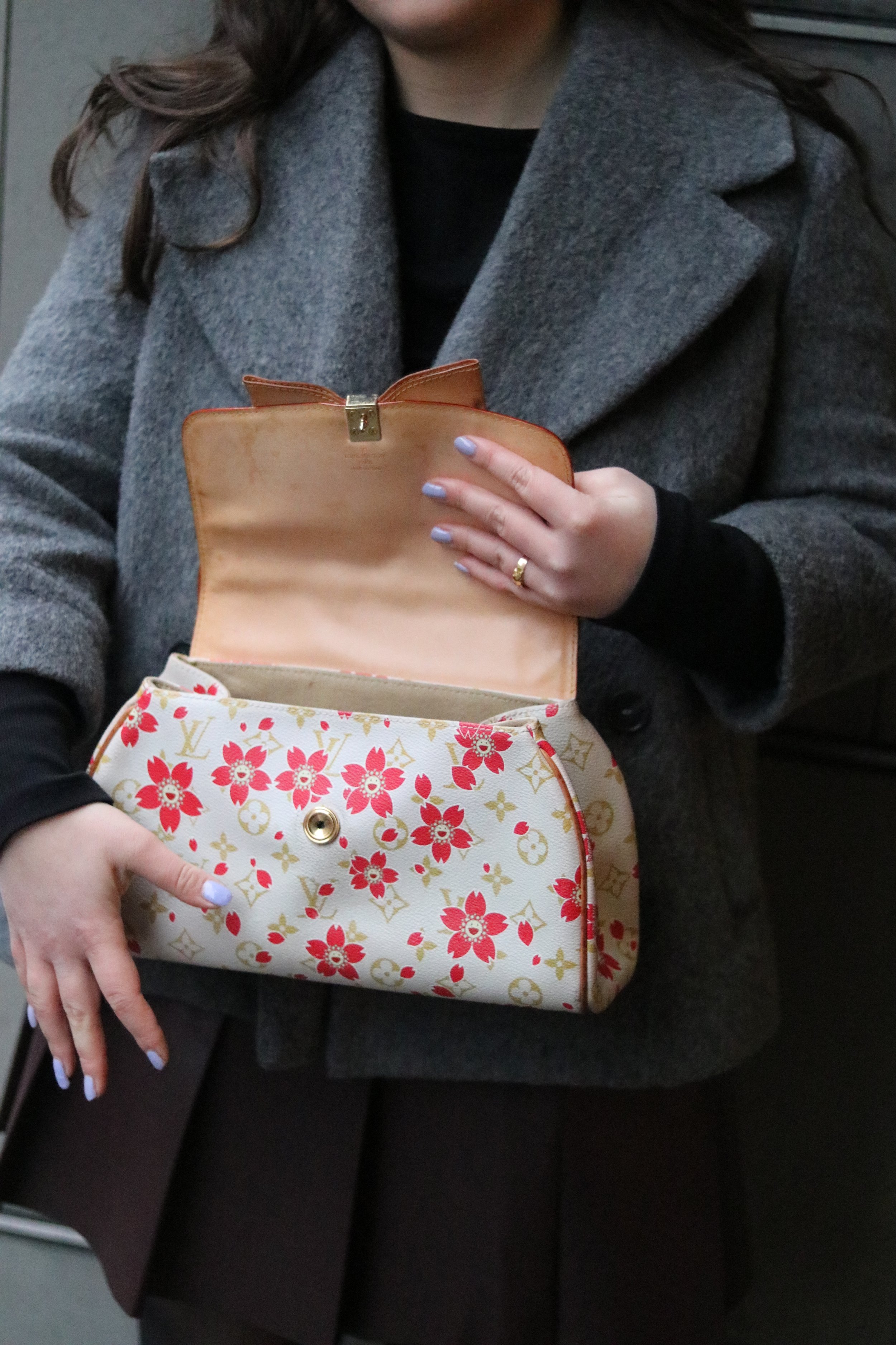 Louis Vuitton x Takashi Murakami Vintage Monogram Cherry Blossom Sac Retro  - Pink Handle Bags, Handbags - LOU801967