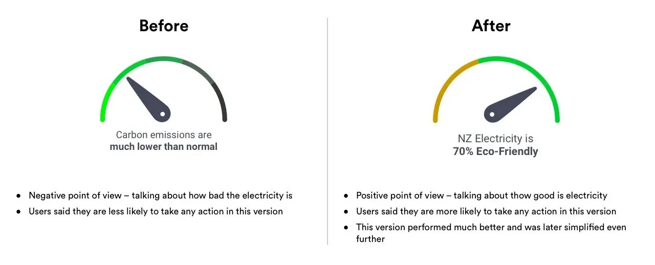 How might we make the feature feel more positive