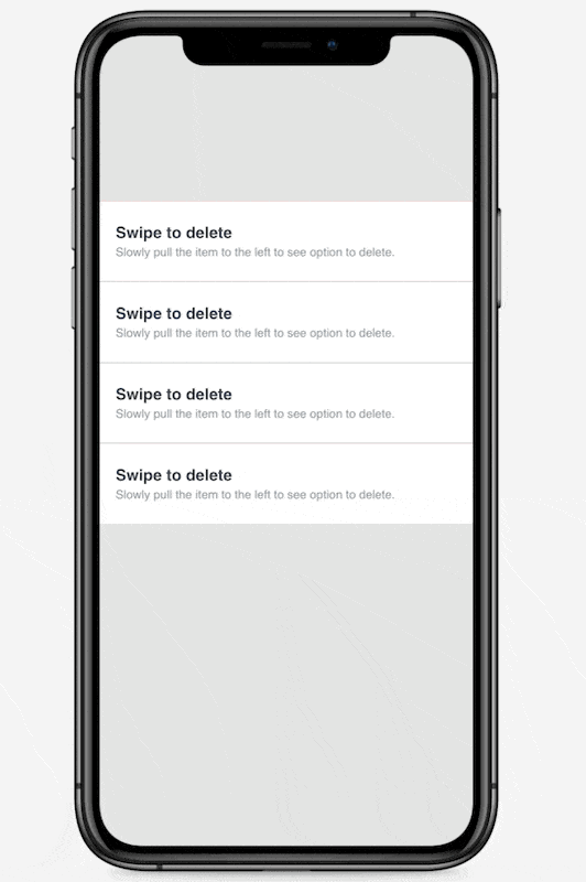 Exploring swipe interactions