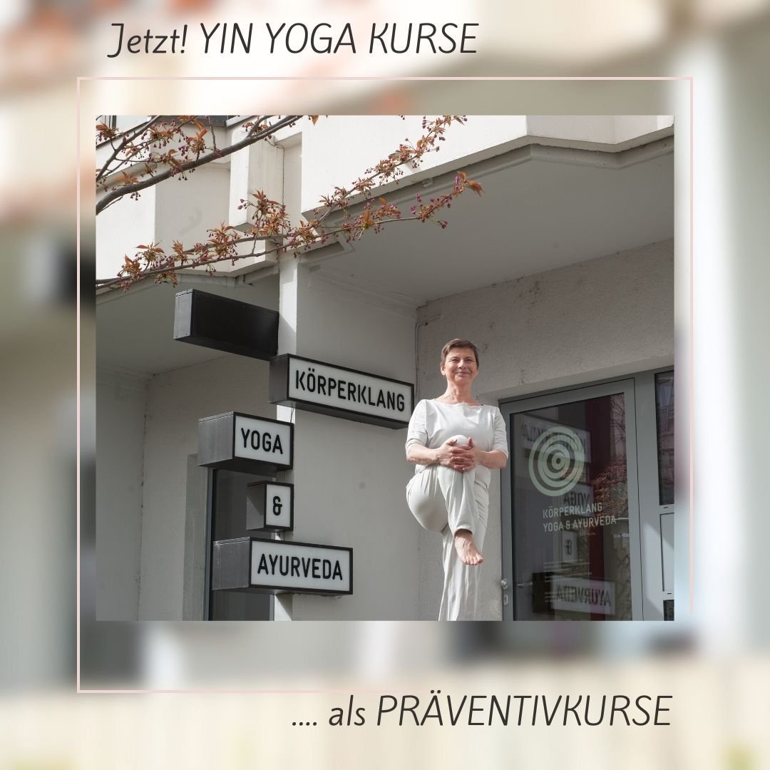 Ab 03.05.2024 beginnen bei koerperklang-yoga.de in Berlin Friedrichshain Pr&auml;ventionskurse f&uuml;r YIN-YOGA. Diese Kurse werden von den gesetzlichen Krankenkassen prozentual mitgetragen. 
Seit heute kannst Du Dich anmelden!
#yinyoga #yoga #fatig