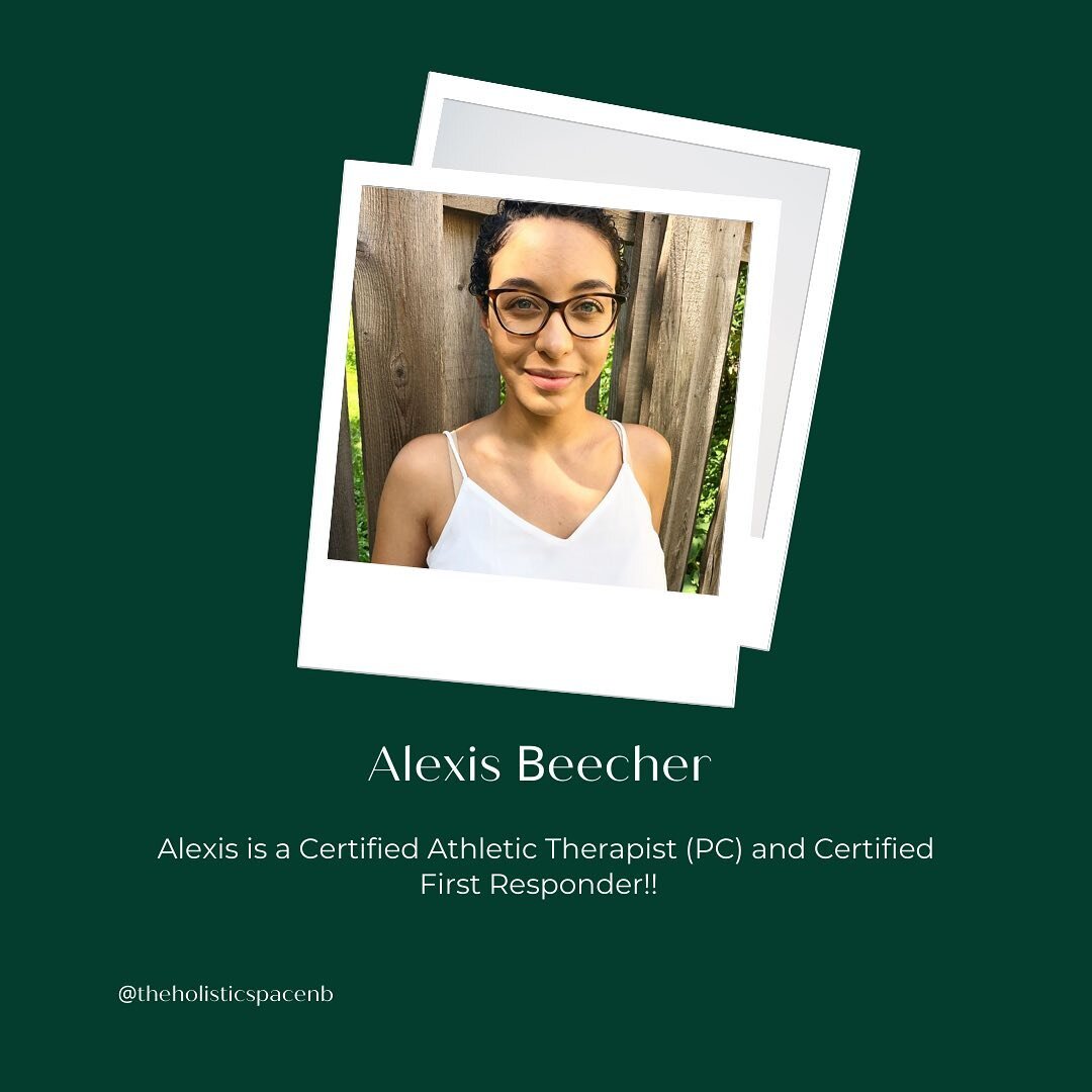 In case you missed it...we are happy to share Alexis @theholistic.at is joining The Holistic Space team! 🥳🎉🌿

Alexis is a Certified Athletic Therapist and will be starting to take clients June 21st.

Did you know athletic therapy is for everyone f