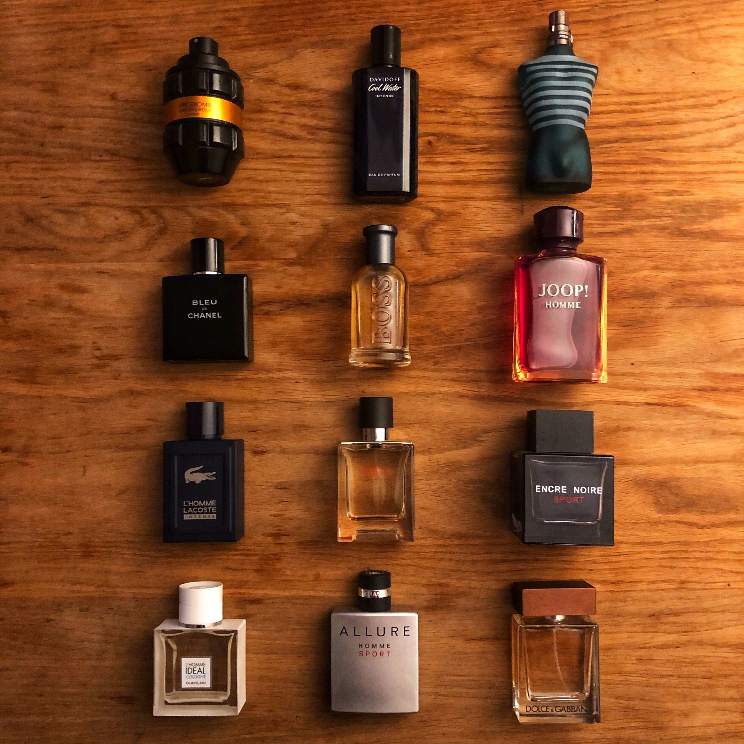 Masculine Perfumes Collection for Perfumes