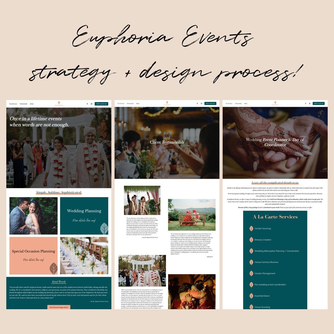 Take an inside look into my strategy + design process with @euphoriaeventsnj! In this blog post, I dive into the steps I took from the initial call all the way through launch. Link in bio ✨⁠
.⁠
.⁠
.⁠
.⁠
.⁠
.⁠
.⁠
.⁠
.⁠
.⁠
.⁠
#digitalmarketing #webanal