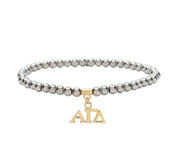 Beaded Sorority Greek Letters