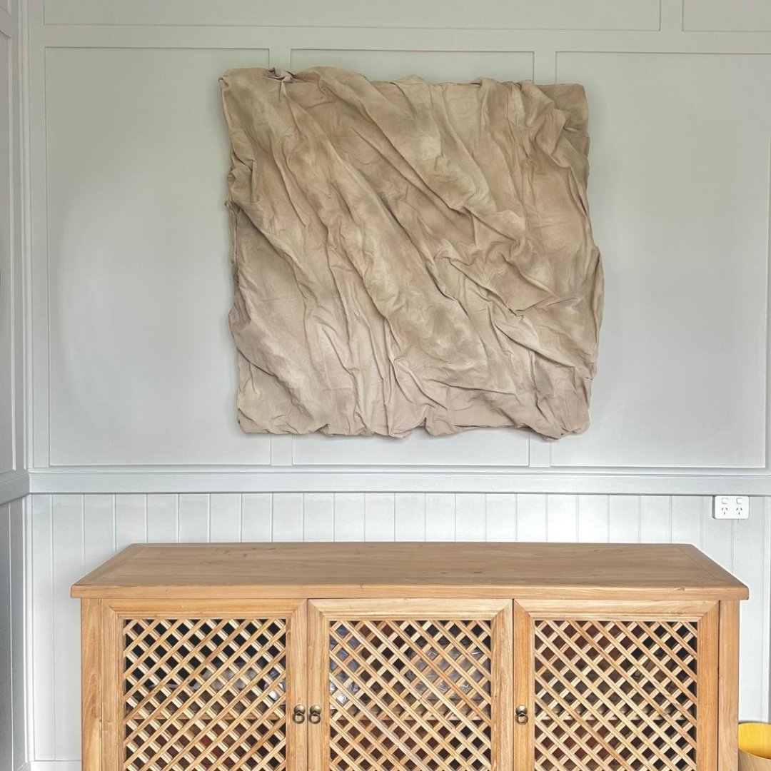 Textured beige layers creating depth, dimension, and complexity.

Every creation is crafted with intention and care.

#fibrousdesign #textureart #wallsculpture #sculptureart #minimalart