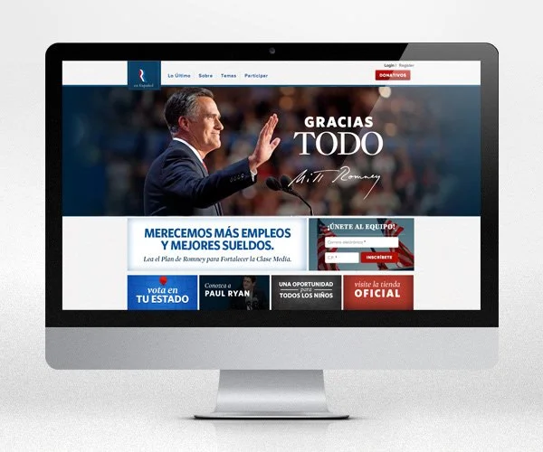 Site content design (I was the sole designer who designed for both the English and Spanish sites)