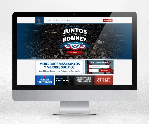 Site content design (I was the sole designer who designed for both the English and Spanish sites)