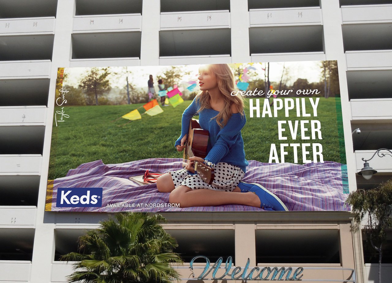 Billboards at The Grove in L.A. 