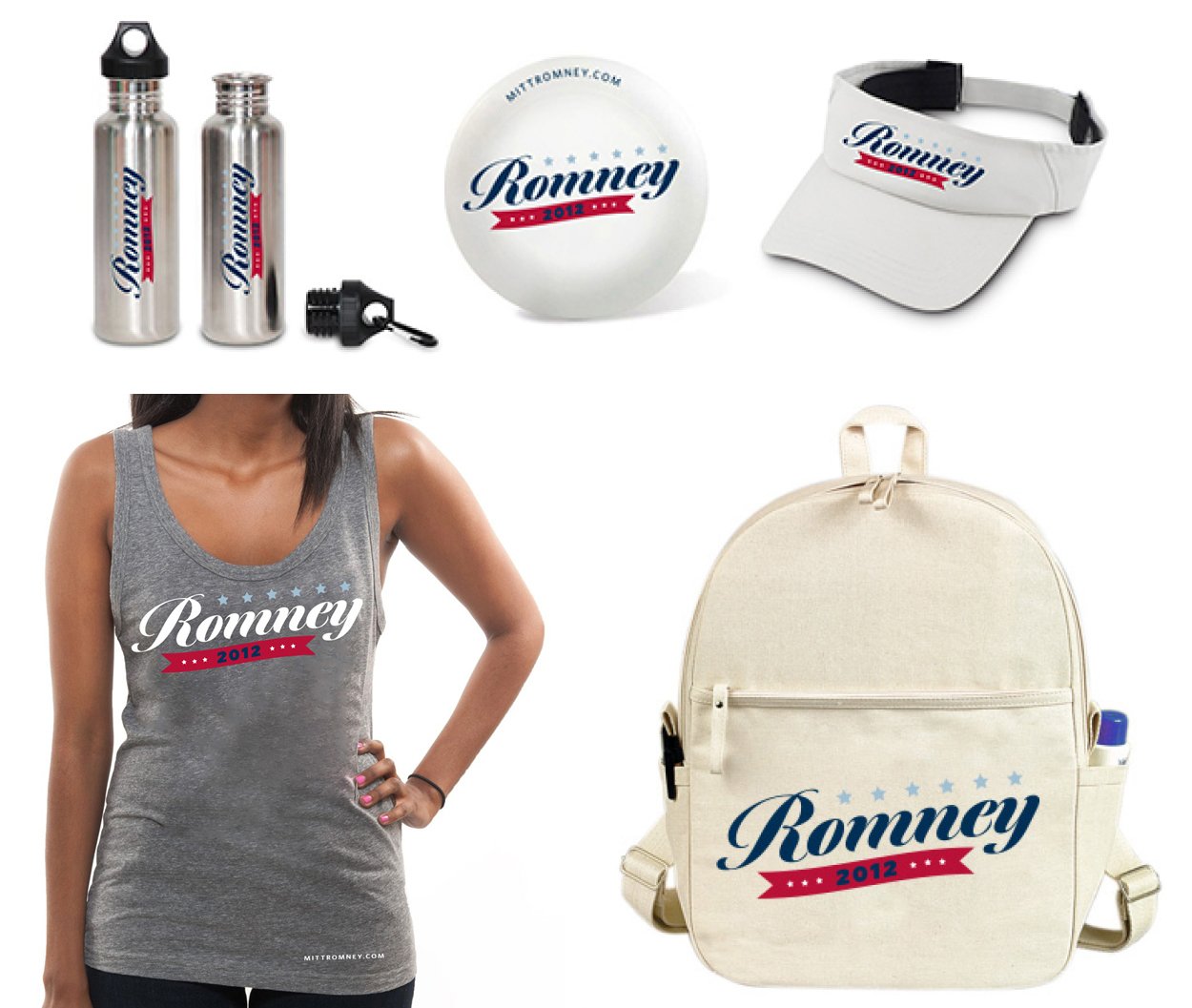 Merch for online low-dollar fundraising store