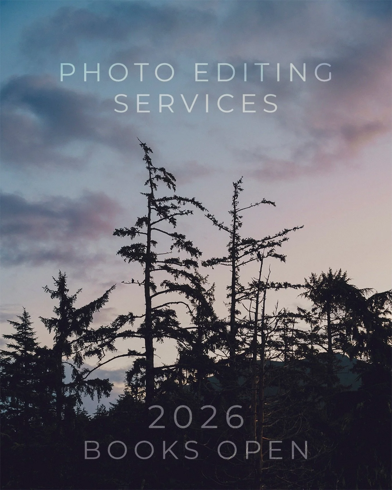 Did you hear the good news?!?

My books are officially open &amp; I am now accepting new Photographers to help with their editing this year!&nbsp;

If last year left you feeling overwhelmed and burned out from endless hours of editing, now is the per