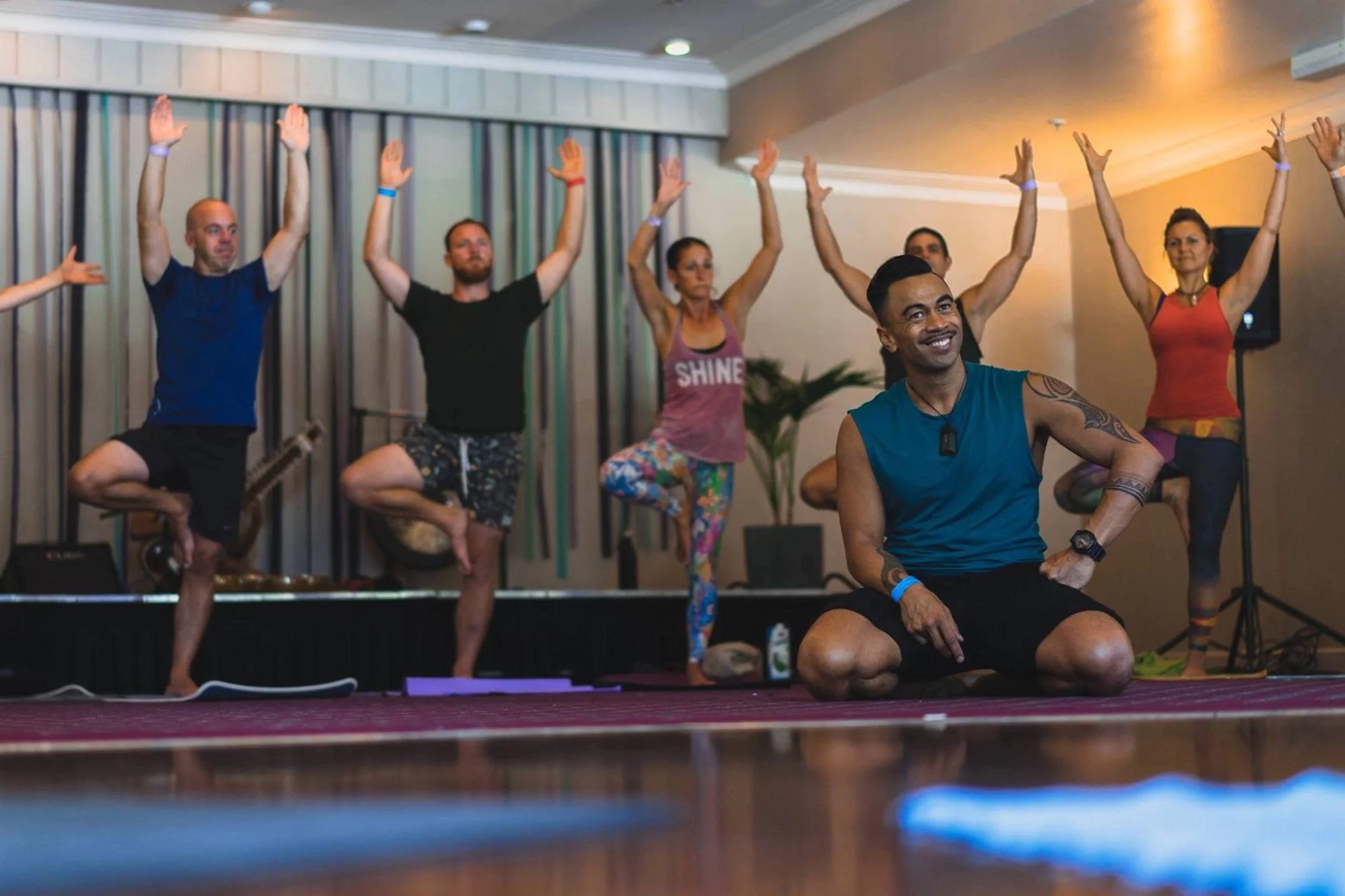 Rainbow Yoga at AWHI 
