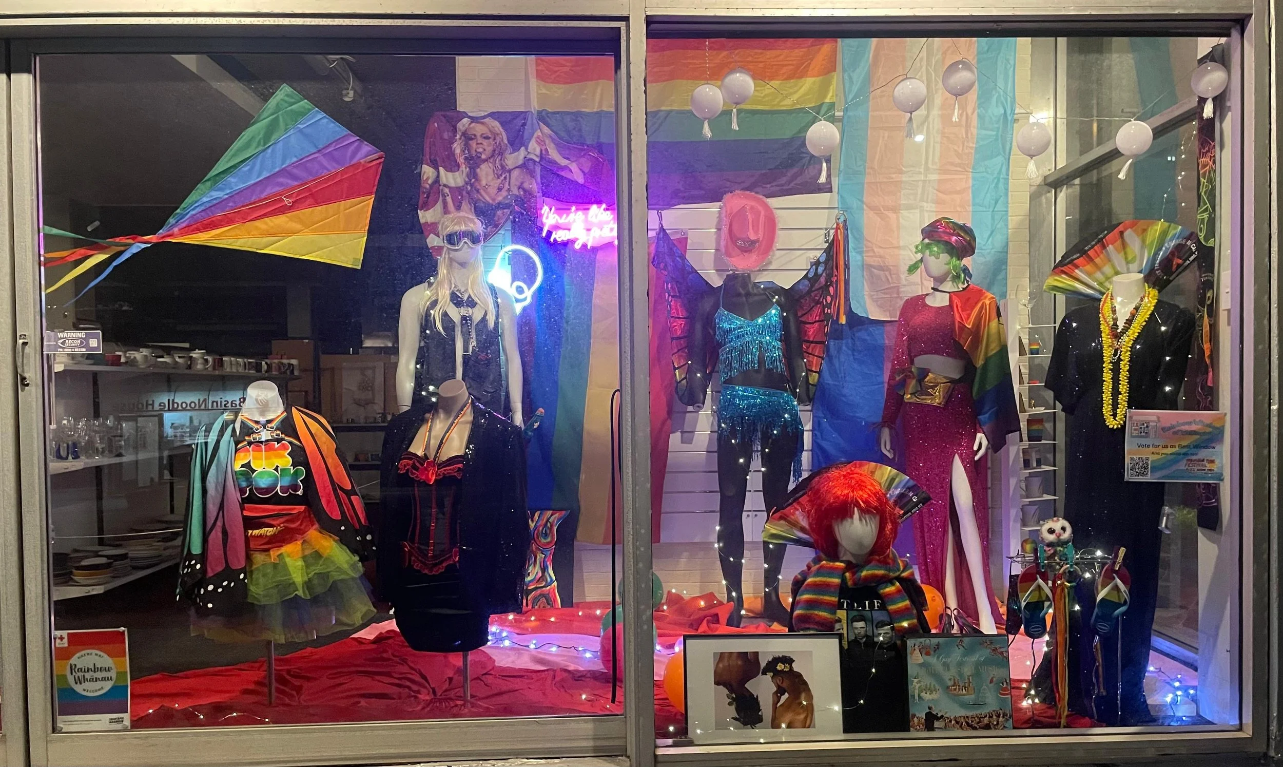 Red Cross Adelaide's window