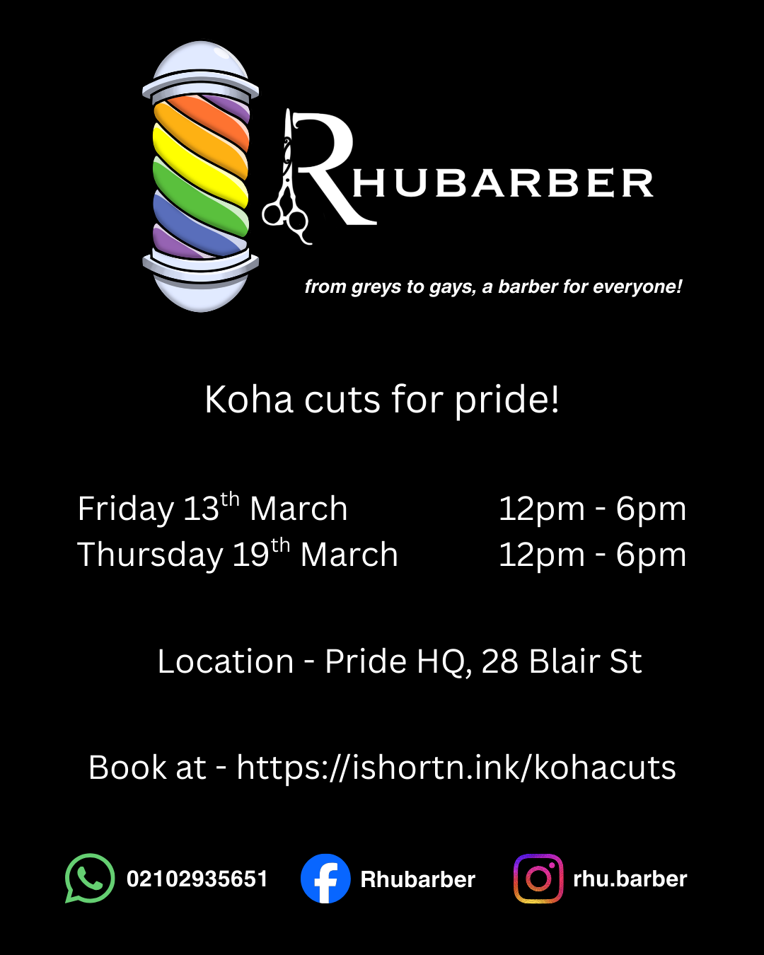 Koha cuts with Rhubarber