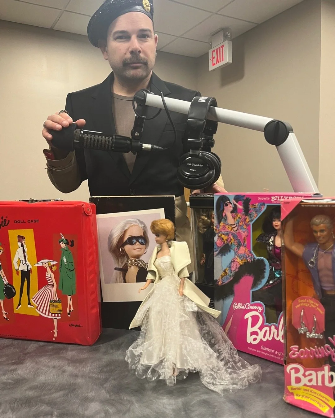Frank and some of the dolls