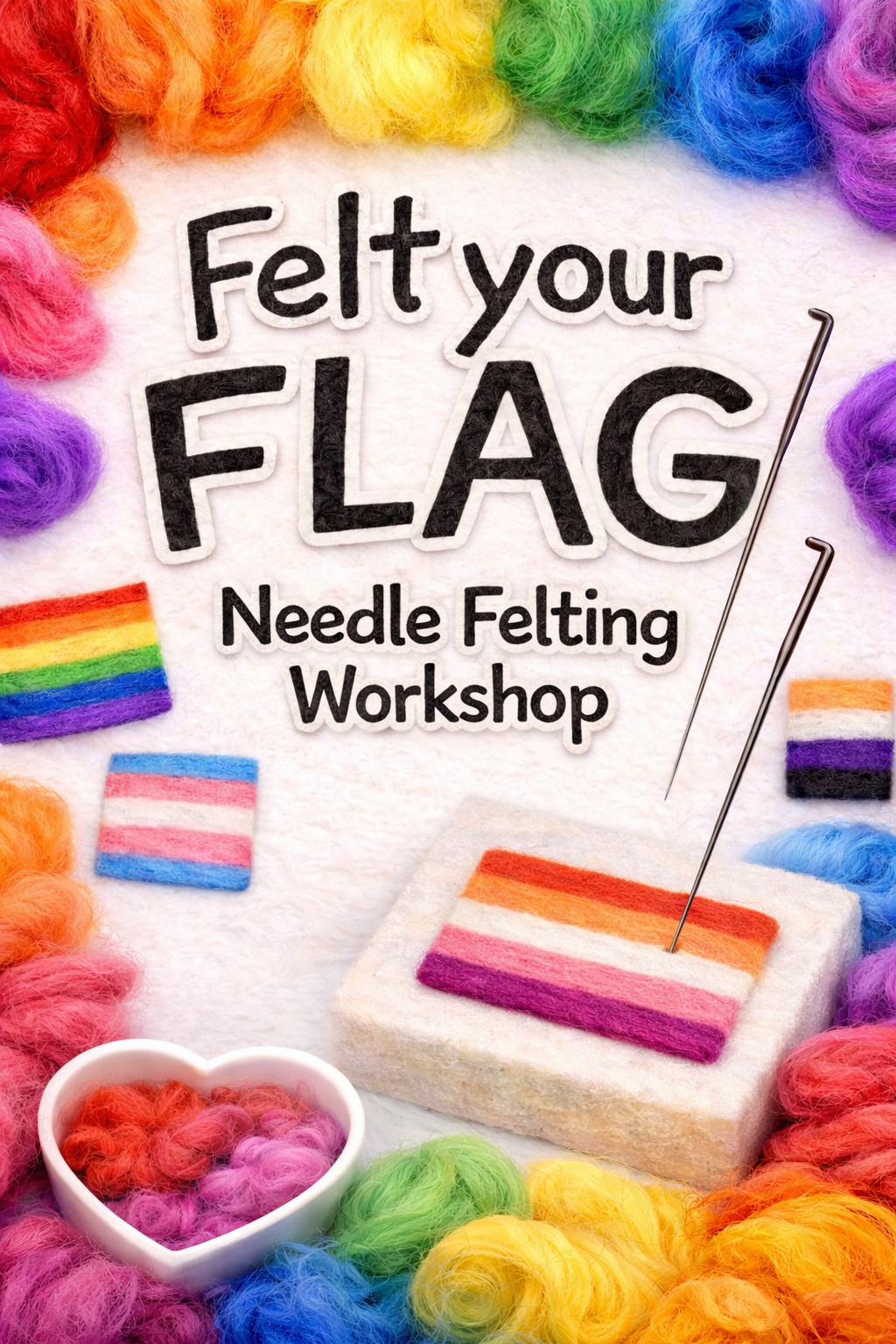 Felt your flag poster