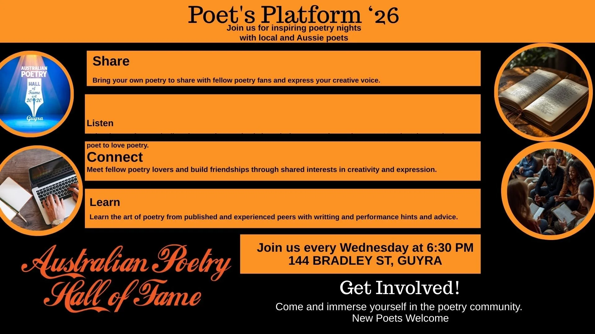 Poet's Platform- Open Mic 