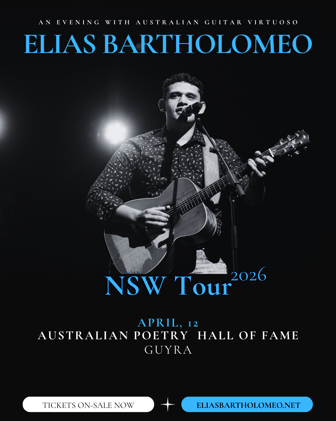 Evening with Australian Guitar Virtuoso Elias Bartholomeo