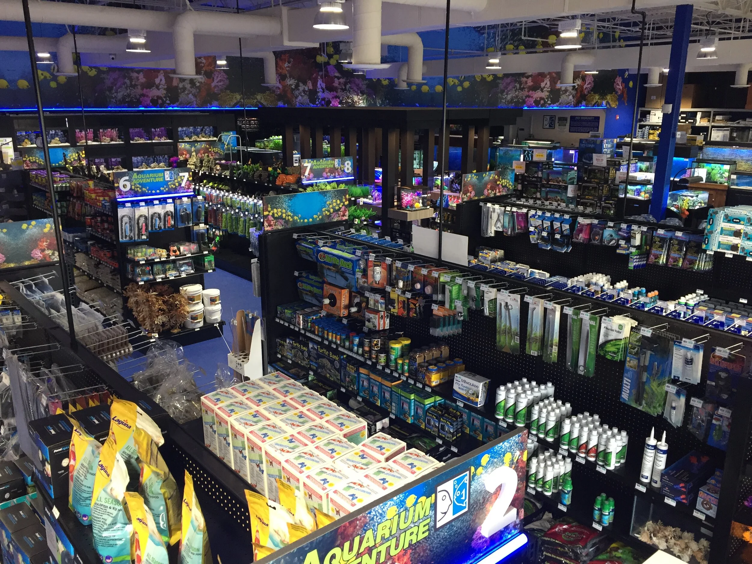 aquarium retail stores
