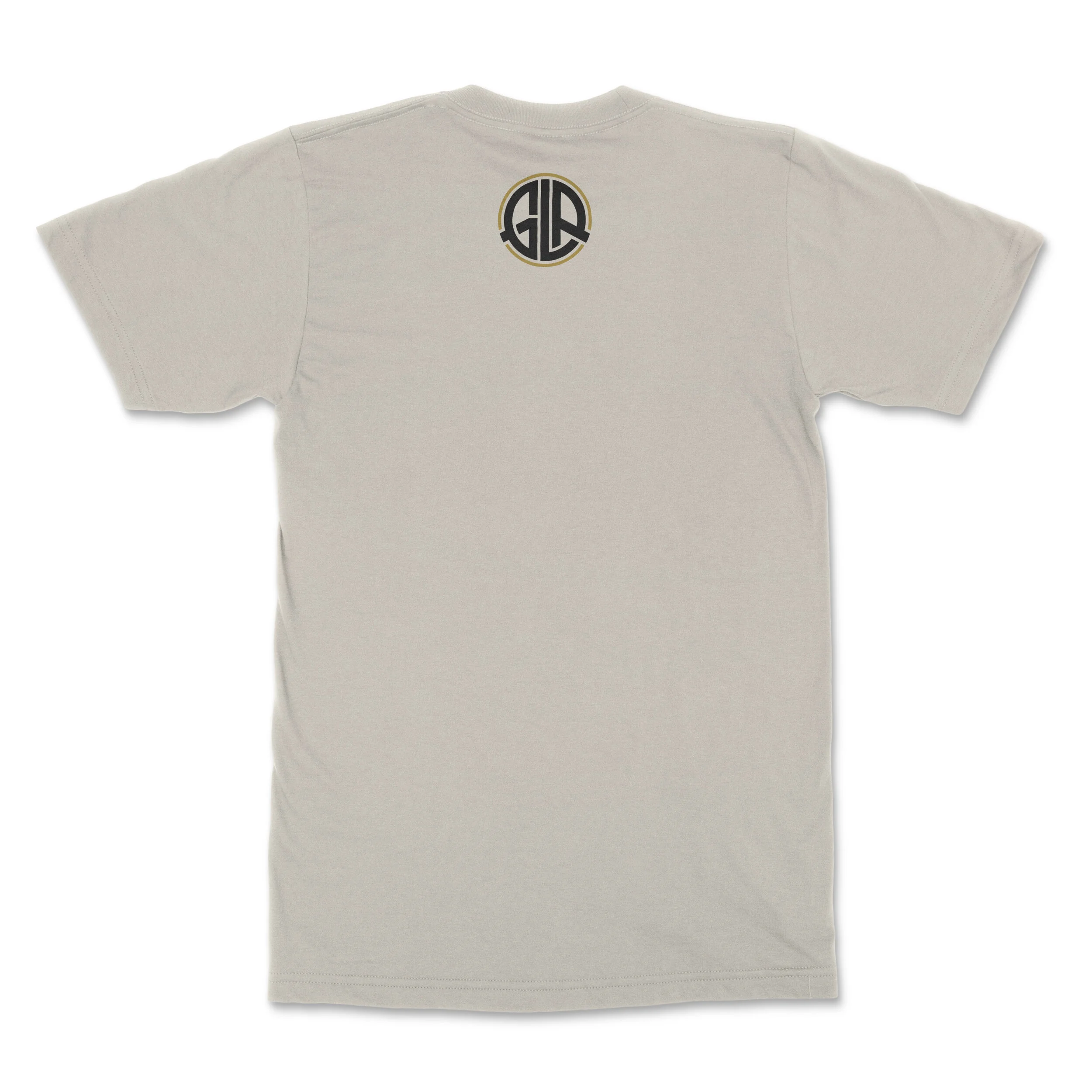 Backpacker Men's Cotton Crew Neck T-Shirt Flatlay Back