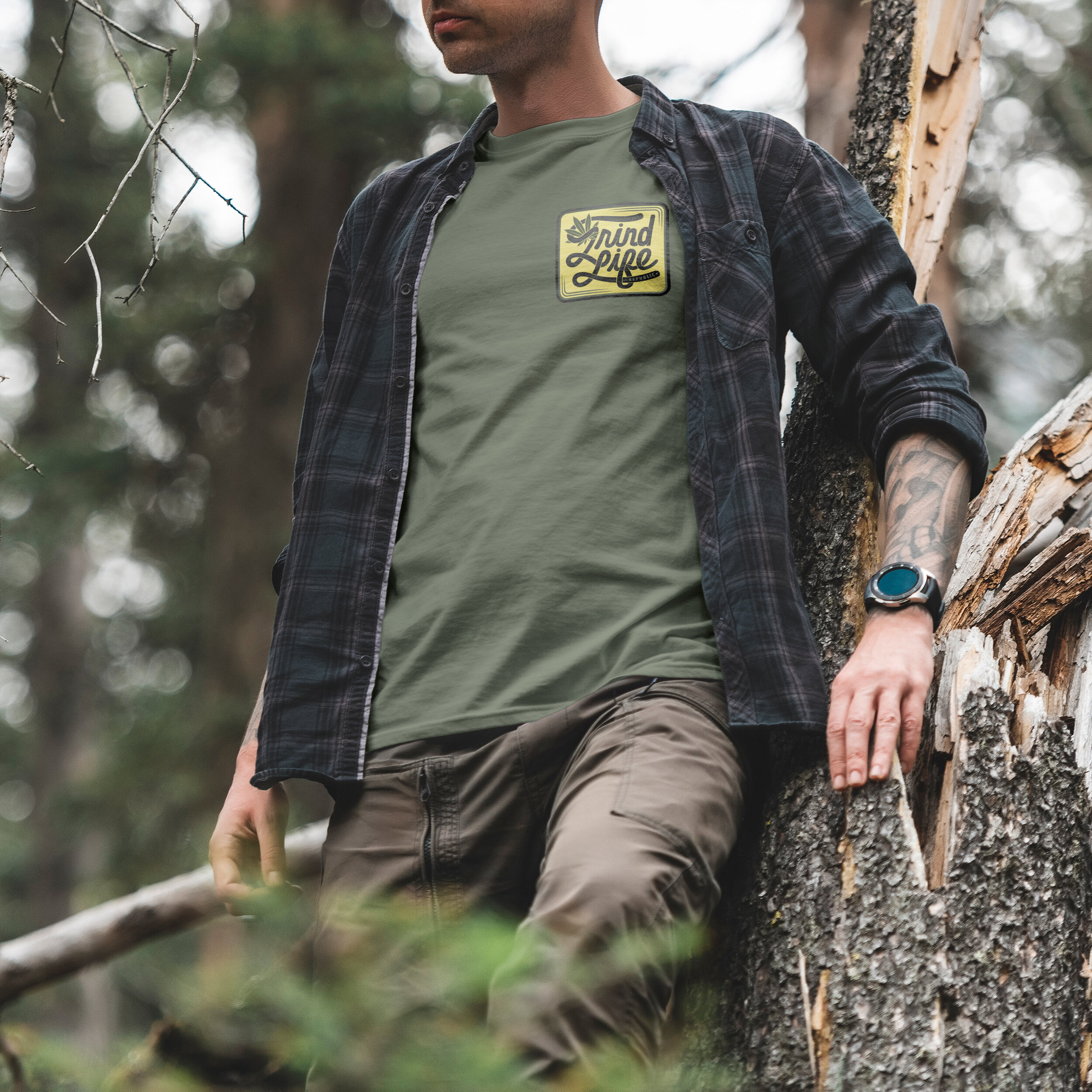 Script Logo_Men's Cotton Crew Neck T-Shirt Mockups_lifestyle enviro.jpg