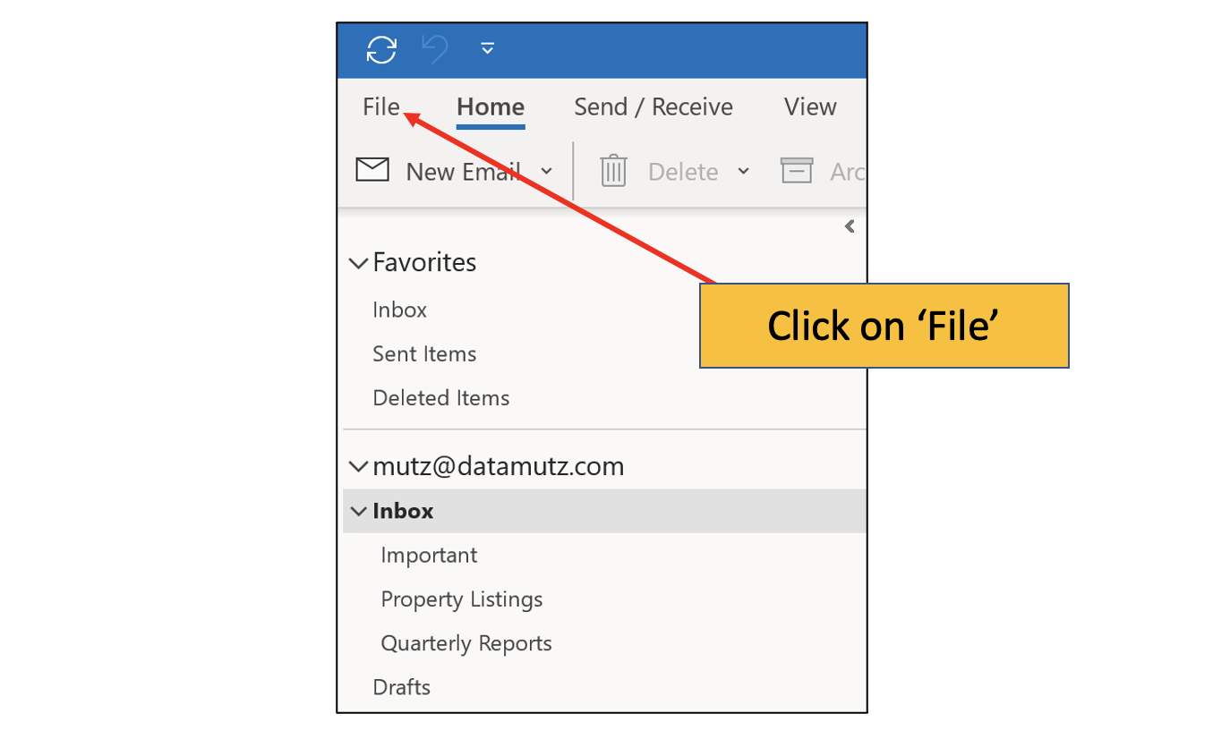 How To Open Outlook PST Files