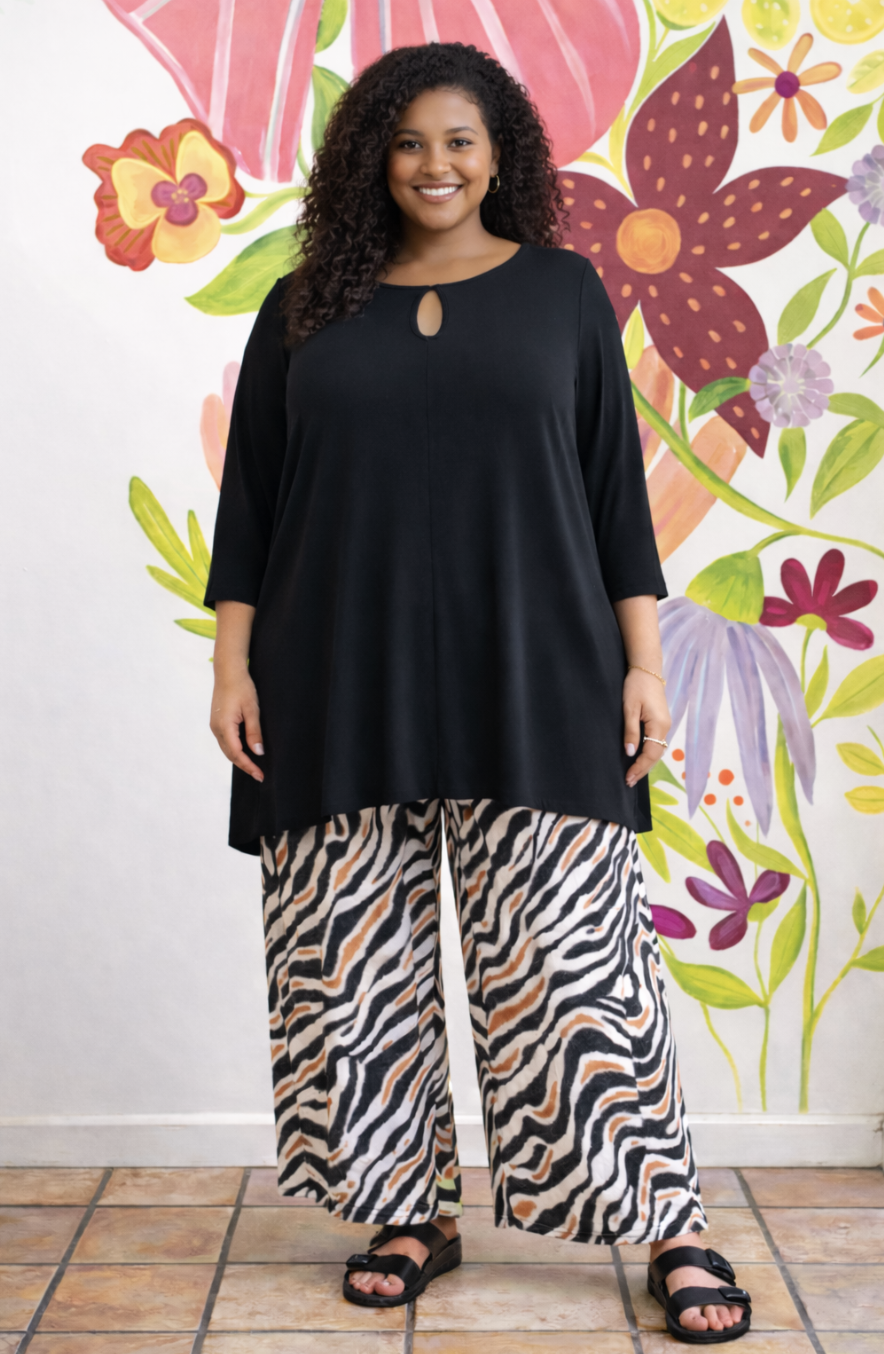 Swish Bamboo Keyhole Top | Sizes 16-22