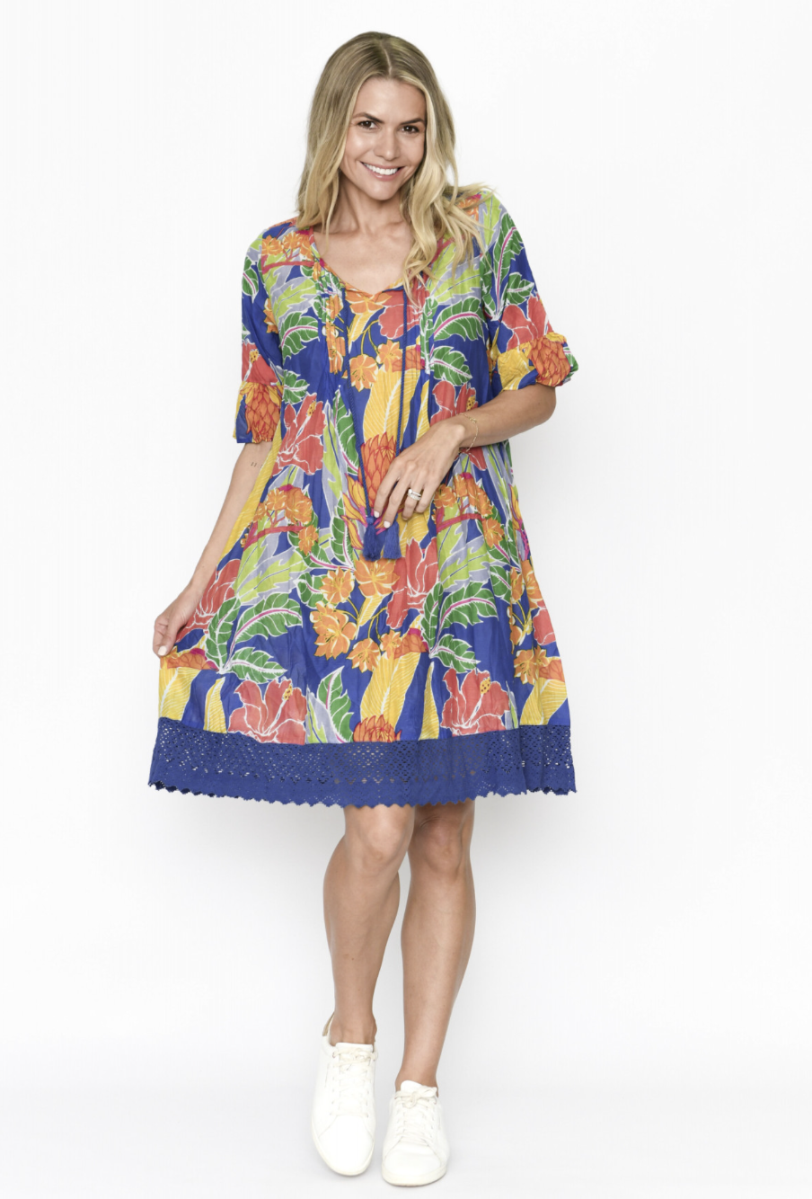 One Summer by Orientique Tropical Hannah Tunic