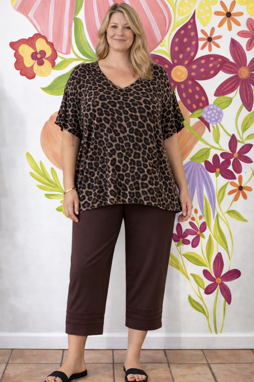 Russet 7/8 Length Joycie Pants | Sizes 10-22