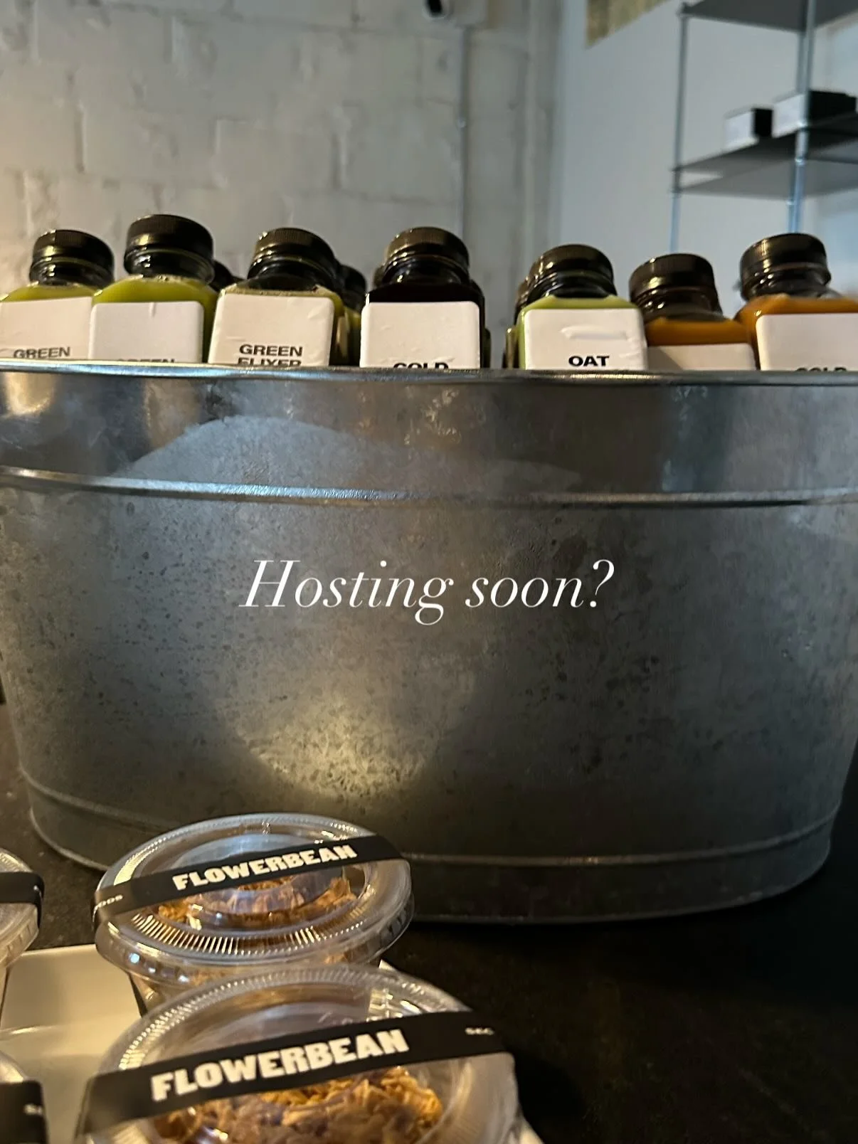 Hosting soon?! We&rsquo;d love to co-host with you. Book Flowerbean for your next gathering. 💛
