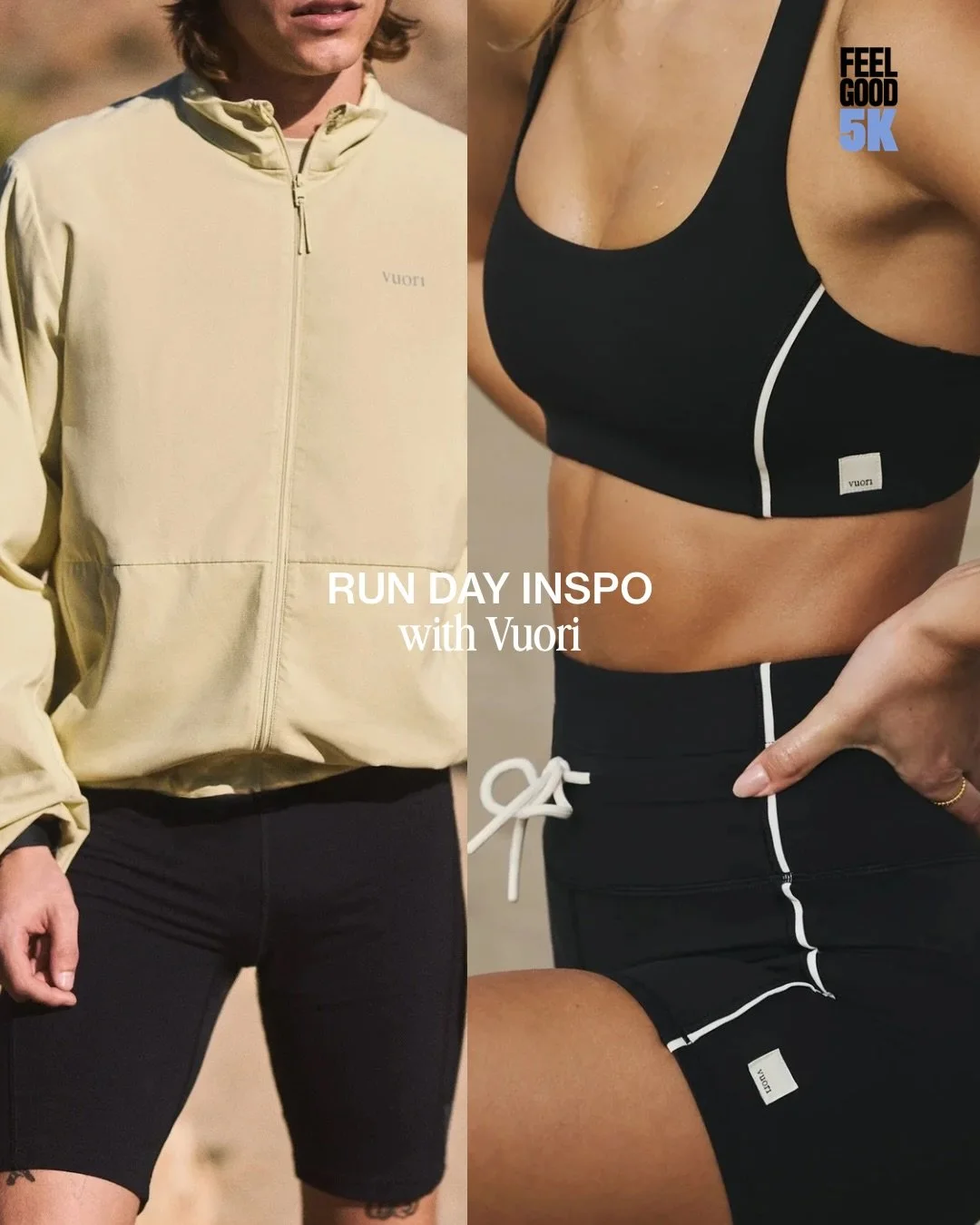 Excited to have Vuori as a run partner for the Feel Good 5K! 

A few looks we love for the run that&rsquo;s easy, versatile and made to move.

A few spots are still open. Join us &rarr; feelgood5k.com