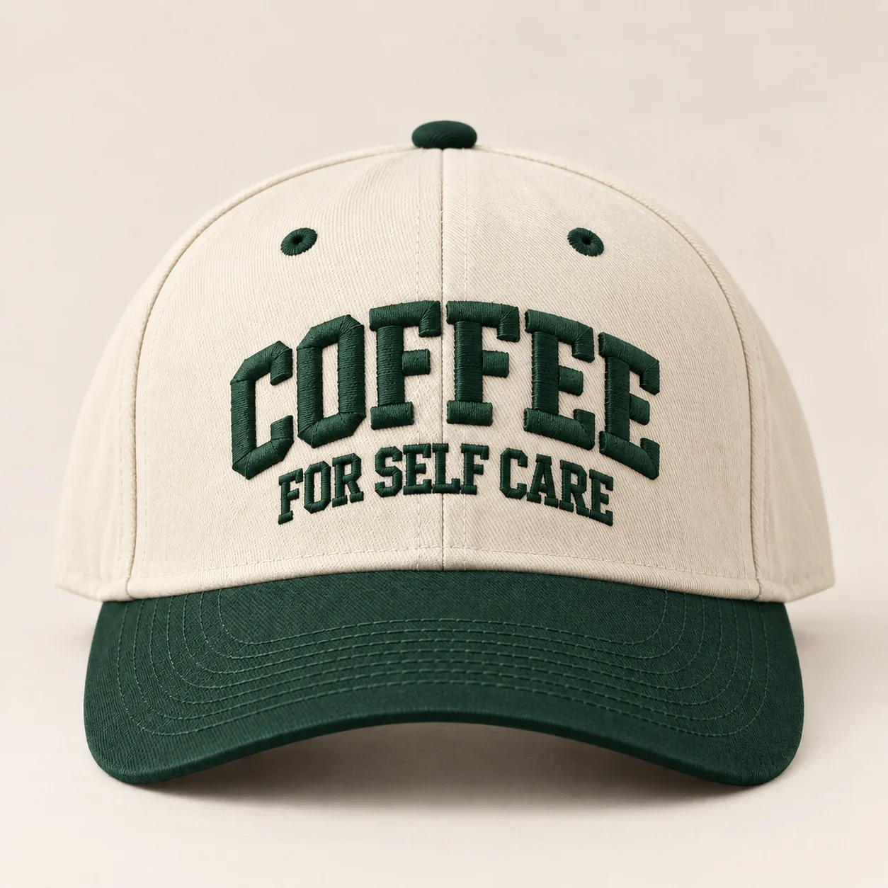 Coffee for Self-Care Hat Evergreen