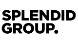 The text 'SPLENDID GROUP.' in black on a white background.