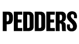Pedders logo in black text on a white background