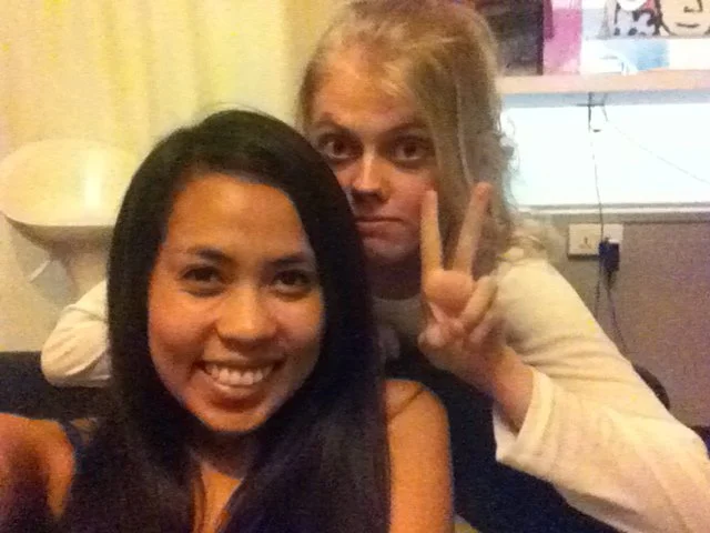 With Nana my Finnish friend