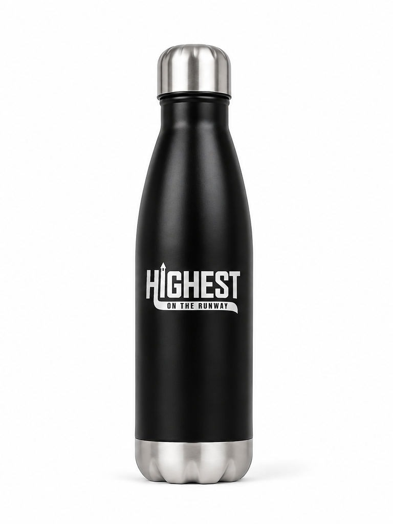 HOTR BLACK METAL WATERBOTTLE