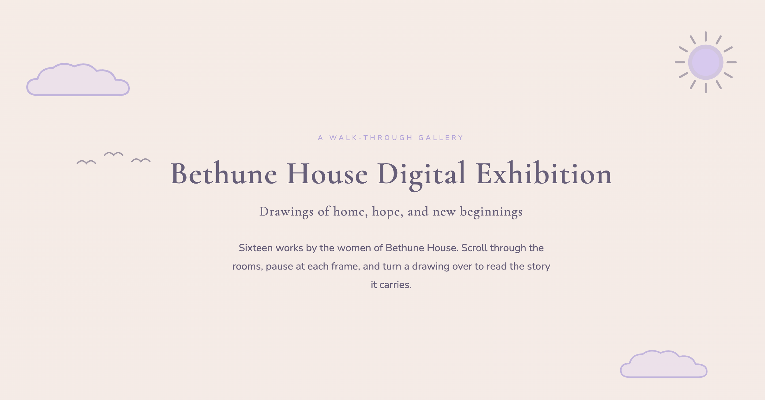 Online Exhibit and Fundraiser featuring Bethune House Residents